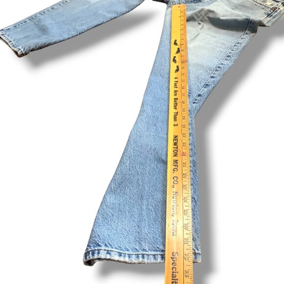 VTG Lucky Brand Men’s Blue Faded Jeans Denim 36x32 Relax Fit Zip Made in USA - Picture 10 of 16